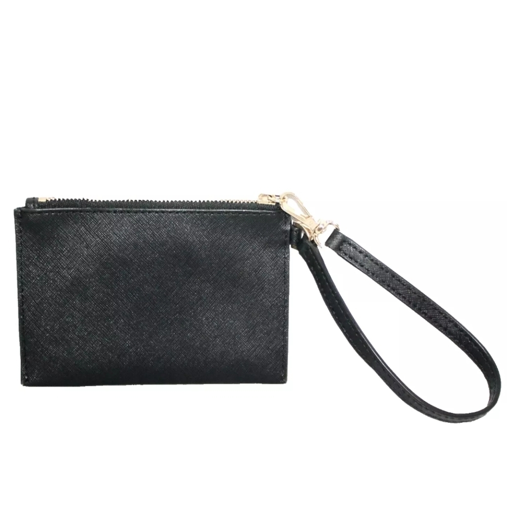 Michael Kors Large Black Saffiano Leather Wristlet - Picture 2 of 4
